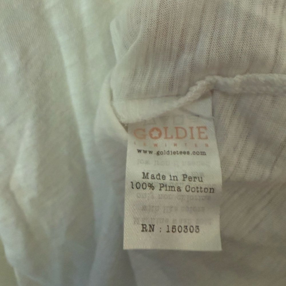 GOLDIE Long Sleeve Pavé Ringer Tee - Picture 5 of 5